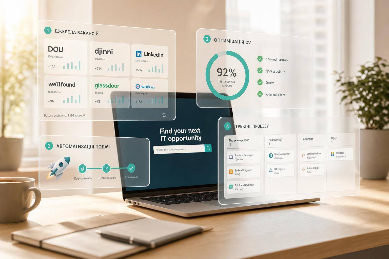 Найкращі інструменти для пошуку IT-роботи у 2026 році